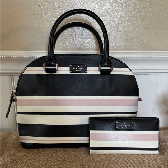 kate spade Handbags - Kate Spade Grove St. Carli bag and wallet MRSP$489 color transfer around handle